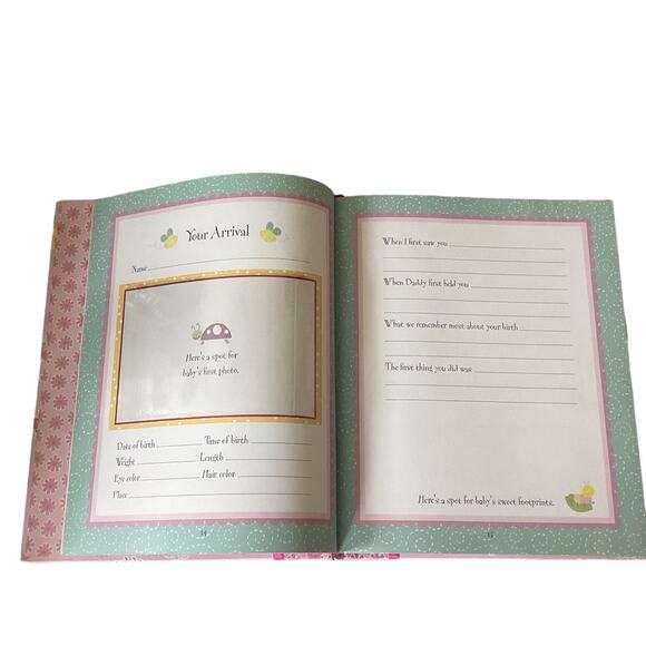 Baby's First 5 Years in Box Memory Book  JennyJeff Designs Pink - Picture 6 of 6